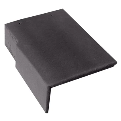 BMI Monier Tuiles Tuile De Rive Universelle Gauche En Béton - Innotech - Graphite - 42 X 33.3 X 14.5 Cm – Image 2