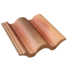 BMI Monier Tuiles Tuile Béton Grand Moule à Fort Galbe - Plein Ciel - Silvacane Littoral - 42 X 33.2 Cm