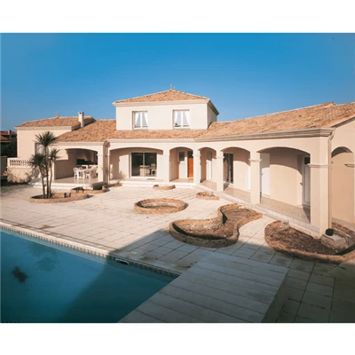 BMI Monier Tuiles Tuile Béton Grand Moule à Fort Galbe - Plein Ciel - Silvacane Littoral - 42 X 33.2 Cm – Image 4