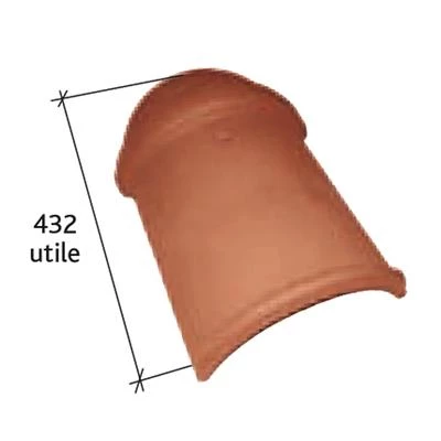 Edilians Tuiles About De Faitière Demi Ronde à Emb. – Image 2