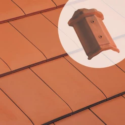 Edilians Tuiles About De Faîtière Losangée à Emboîtement 824