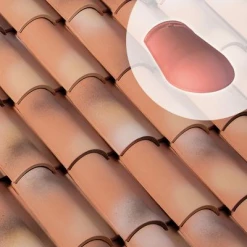 Monier Tuiles Arêtier D'about 1/2 Ronde De 50 - AK197