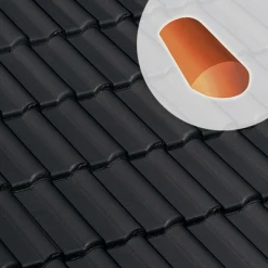 Monier Tuiles Arêtier D'about De 42 à Recouvrement (DY038)