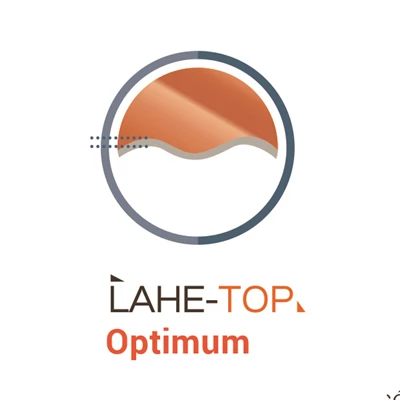 Lahera Noue - Solin Solin à Pli LAHE TOP OPTIMUM Acier Avec Bavette Plissée Beige/Rouge 200MM L. 2M – Image 2