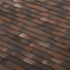 Tuiles Tuile Terre Cuite Plate Bocage Bastide 1BGB Terreal - Vieux Toit Foncé
