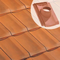 Edilians Tuiles Tuile à Douille H10 - Diam.150 Mm