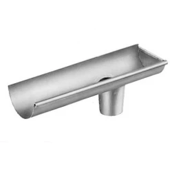 Rheinzink Gouttières Embout à Talon Et Naissance, Boudin Diam. 14 Mm