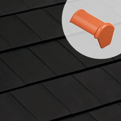 Monier Tuiles Faîtière D'about 1/2 Ronde Fin