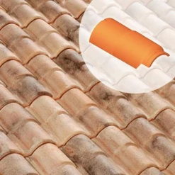 Terreal Tuiles Faîtière De Ventilation + Clip 291XT