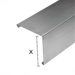 Rheinzink Divers Faîtage Simple à Pince En Zinc