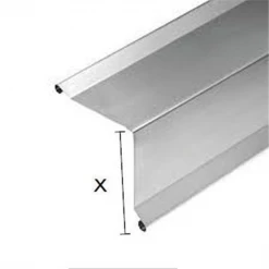 Rheinzink Divers Faîtage Simple à Ourlet En Zinc