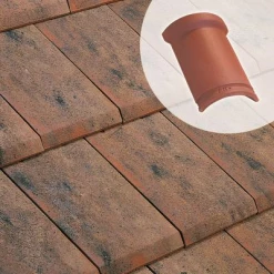 Edilians Tuiles Faîtière/arêtier 1/2 Rond PM à Emb. 700