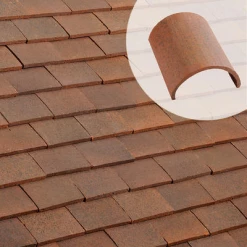 Edilians Tuiles Tuile Faîtière 1/2 Ronde 731