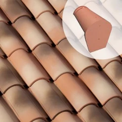 Monier Tuiles Faîtière D'about Conique De 40 Début (AK295)