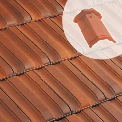 Edilians Tuiles Tuile Faîtière Losangée à Emboîtement 716