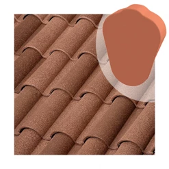 Tuiles Fronton Circulaire De Rive à Rabat Tejas Borja - Nature Fosca