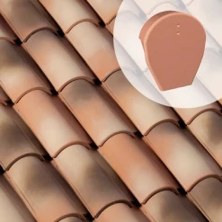 Monier Tuiles Fronton De Rive à Rabat (AK171)