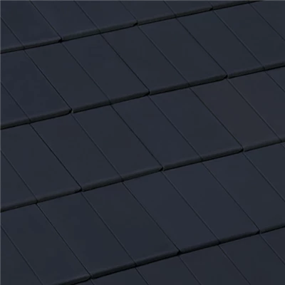 BMI Monier Tuiles Demi-tuile De Rive Universelle Droite En Béton - Nobilee - Graphite - 42 X 14.5 Cm – Image 2