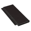 BMI Monier Tuiles Demi-tuile Béton - Nobilee - Noir - 42 X 18.5 Cm