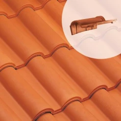 Edilians Tuiles Rive à Rabat Gauche à Emboîtement ROMANE