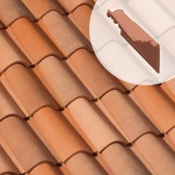 Monier Tuiles Rive à Rabat Droite Feriane - SO032