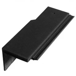 BMI Monier Tuiles Demi-tuile De Rive Universelle Gauche En Béton - Nobilee - Graphite - 42 X 14.5 Cm