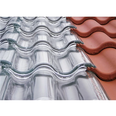 BMI Monier Tuiles Tuile En Verre Grand Moule à Fort Galbe - Plein Ciel - Translucide - 42 X 33 Cm – Image 2