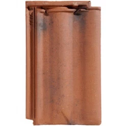 Tuiles Tuile Delta 10 Grand Moule Faiblement Galbée à Relief, à Emboîtement Edilians - Rouge Nuance