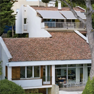 Tuiles Tuile Terre Cuite Romane Sans à Double Emboîtement Réf.110 EDILIANS - Rouge – Image 5