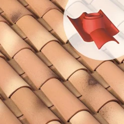 Monier Tuiles Tuile à Douille Canal - Diam. 150