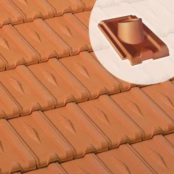 Monier Tuiles Tuile à Douille Losangee - Diam. 120 Mm