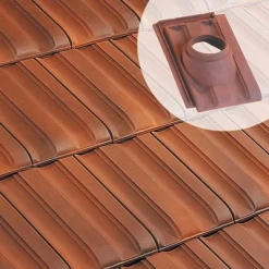 Edilians Tuiles Tuile à Douille PV10 - Diam.150 Mm