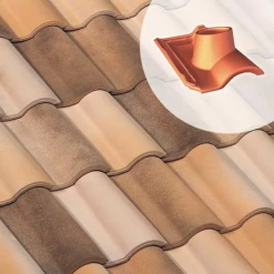 Monier Tuiles Tuile à Douille GALLO ROMANE Diam. 120 Mm (GL113)