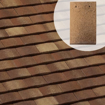 BMI Monier Tuiles Tuile Béton Plate - Vielle France - Vieux Chêne - 27 X 16.5 Cm – Image 3