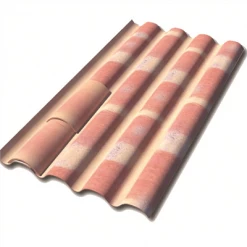 Eternit Plaque De Couverture Plaque Support De Tuiles Canal - Soutuile FR 230 - Finition Flammée - 120 X 96 Cm - Sans Coin Coupé